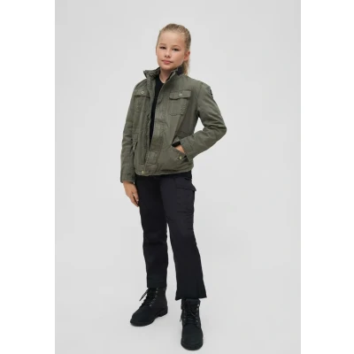 Image de Brandit Veste misaison pour enfants, Taille: 146/152, Olive