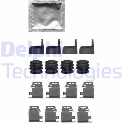 Image de DELPHI LX0687 Kit d&#039;accessoires, plaquette de frein à disque MERCEDES BENZ: Vito Tourer, Van, Classe V