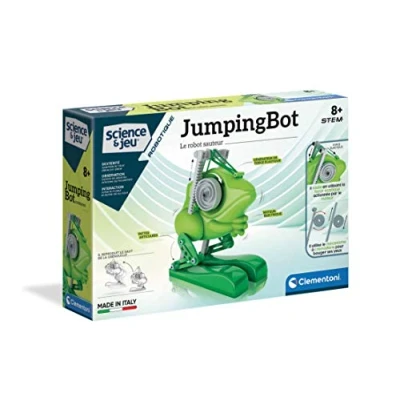 Image de Clementoni 52538 Science et Jeu JumpingBot Robot pour Enfants Scientifique Version française, fabriqué en Italie, 8 Ans Plus
