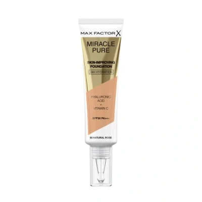 Image de MAX Factor Miracle PURE Foundation Fond de teint, Femme, Taille: 30 ml, Natural rose
