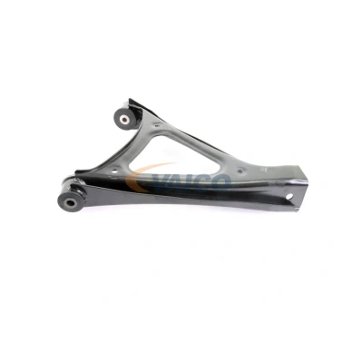 Image de VAICO V10 2645 Bras de suspension avec support en caoutchouc Essieu arrière gauche, inférieur barre oscillant transversal Tôle d&#039;acier