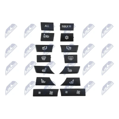 Image de Élément de commande, chauffage/ventilation NTY EWS BM 107
