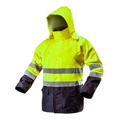 Image de NEO TOOLS Veste de sécurité avec bandes réfléchissantes EN ISO 20471 Orange fluo Jaune XXXL