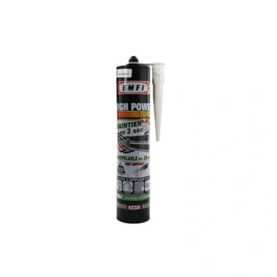 Image de EMFI 75045BE001 MGA30051 Mastic Tout Support A Prise Rapide High Power Turbo Cartouche 290 ml Blanc