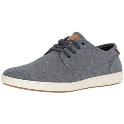 Image de Steve Madden Homme Fenta Baskets Tendance, Tissu Bleu, 44.5 EU