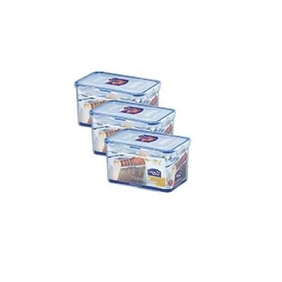 Image de Lock&amp;Lock Lot de 3 boîtes conservation multifonctions 1,9 l
