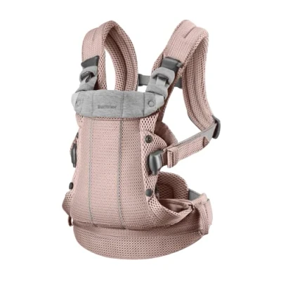 Image de BabyBjörn Porte bébé Harmony, Mesh 3D, Rose poudré
