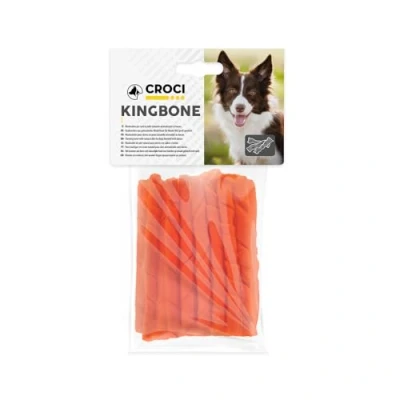 Image de Croci King Bone Twisted Stick Os pour Chien au goût de Bacon, collation à mâcher Premium Chiens en Peau Vache Naturelle, bâton Dentaire Le Nettoyage des Dents, 10 mm 20 pcs