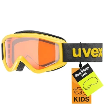 Image de Masque de ski UVEX Speedy Pro Jaune Garçon Lasergold S2 Protection 100% UCA