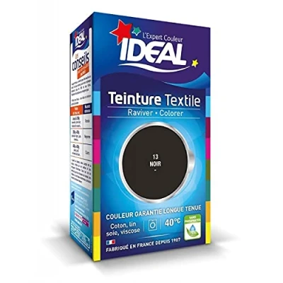 Image de IDEAL Teinture Tissus Grand Teint Mini Noir 90G Lot De 4