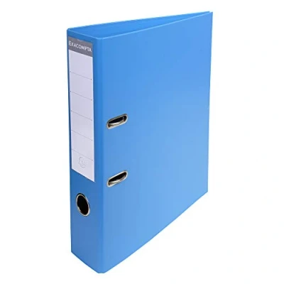 Image de Exacompta Réf. 53742E Carton de 10 Classeurs à levier A4 Prem&#039;Touch Dos 70 mm Mécanique 75 Dimensions extérieures : 32 x 29 7 cm Format classer Coloris Bleu