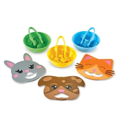 Image de Learning Resources Amis à Nourrir, Jouets Mixtes, Montessori, motricité Fine, dès 3 Ans, LER5569, Multi