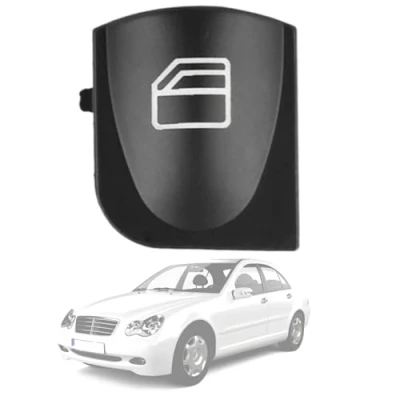 Image de Twowinds Bouton de Lève vitre Compatible avec Mercedes W203 C180 C230 C280 Porte Avant Gauche (côté conducteur) A2038210679 Touche Commande