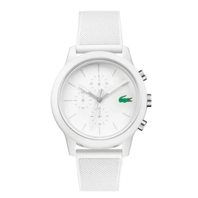 Image de Lacoste Montre Chronographe à Quartz pour Homme avec Bracelet en Silicone Blanc 2010974