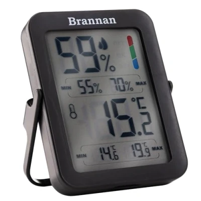Image de Thermomètre hygromètre d&#039;intérieur précis de la température ambiante avec écran LCD numérique pour surveiller maison, le bureau, crèche, serre