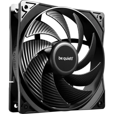 Image de be quiet! Pure Wings 3 120mm PWM high speed ventilateur, moteur innovant en boucle fermée qui maintient une vitesse de rotation constante, pointe élevée, faible régime minimum