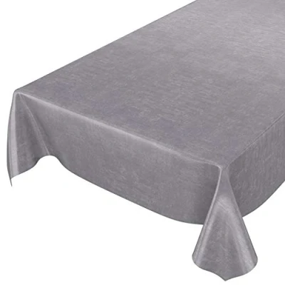 Image de ANRO Nappe cirée en Toile Motif Tour Eiffel Paris Amour Romantique 200 x 140 cm