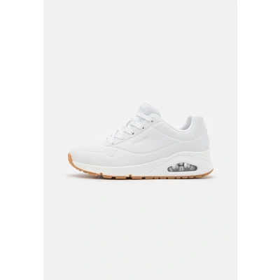Image de Skechers Wide Fit UNO Baskets basses, Femme, Taille: 39, White Polyuréthane