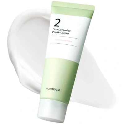 Image de numbuzin No.2 Cica Ceramide Crème réparatrice, 2,02 oz / 60 ml Centella Asiatica, Soin hydratant, Réparation en profondeur, Céramide, Texture beurre
