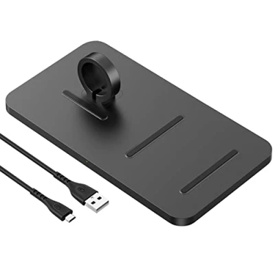 Image de CGZZ Charge sans Fil, Chargeur Fil Rapide, 2 en 1 Induction Station de Compatible avec i Phone 14/14 Plus/13/12 Pro/12/11