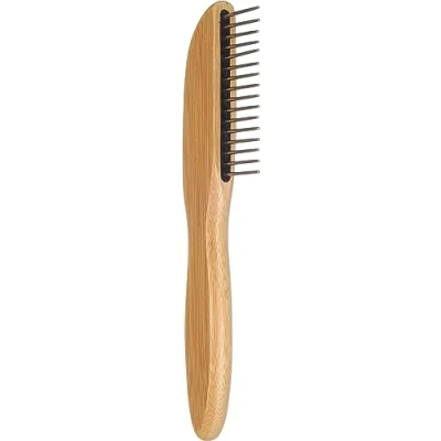 Image de flamingo Peigne Démelant 16 picots Babu L pour chien Brosse petits animaux Matériau Bambou une pelage doux et brilliant