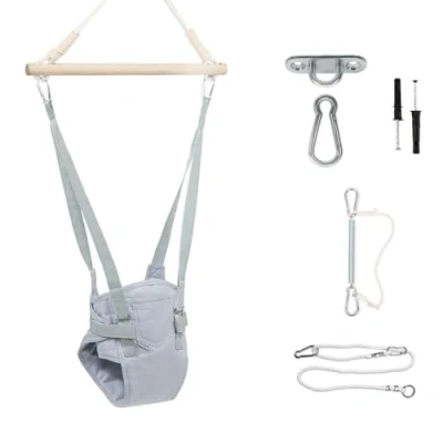Image de MAMOI® Sauteur Suspendus pour Bebe â partir de 6 Mois, Jumperoo balancoire Interieur, Sièges balançoire Porte, Transat balancelle, Baby Bouncer et Jolly Jumper, Door Swing