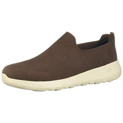 Image de Skechers womens Go Walk Max athletic Air Mesh Slip on Walking Shoe Sneaker, Brown, 10 US