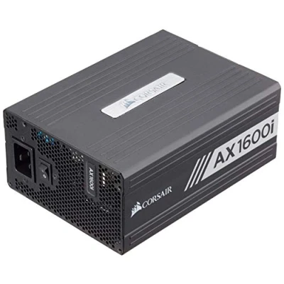 Image de Corsair AX1600i Digital 80 Plus Titanium Unité d&#039;alimentation ATX entièrement modulaire Noir