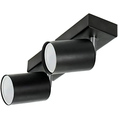 Image de Adviti DOA SP 2 Applique et Plafonnier GU10 max. x 50W Source Lumineuse Remplaçable (noir)