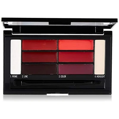 Image de Gemey maybeline palette de rouge à lèvres 2 crimson vixen