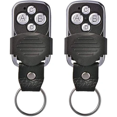 Image de ZBLighting 2 pcs Universel Porte De Garage Clonage Clé Fob Télécommande 433 MHz Cloner pour Électrique Blindters Volets Roulants Obturateur