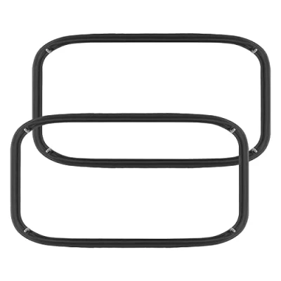 Image de Antoble BOD20 Joint de Four en Caoutchouc pour DifféRents Types CuisinièRes Bosch/Siemens/Neff/Constructa Compatible Avec Pièces 00754066/754066 4 Crochets Rechange (2pack）