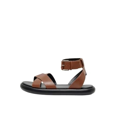 Image de ONLY Femme ONLMONTANA 1 PU Sandal Noos, Cognac, 36 EU