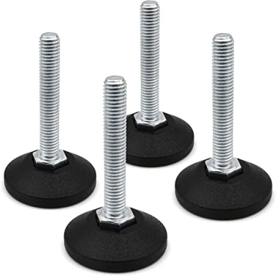 Image de Design61 4 vis de réglage 38 mm diamètre avec galvanisée, M8 x 70 (pied rotatif)