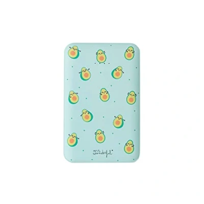 Image de Wondee Mr Wonderful Avoados Chargeur Portable 5000mAh avec 2 Ports Compatible Smartphones, Tablets et Plus