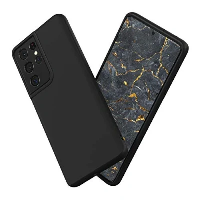 Image de RhinoShield Coque Compatible avec [Galaxy S21 Ultra] SolidSuit Housse Fine Technologie Absorption des Chocs &amp; Finition Premium [Résiste aux Chutes de Plus 3,5 mètres] Noir Classic