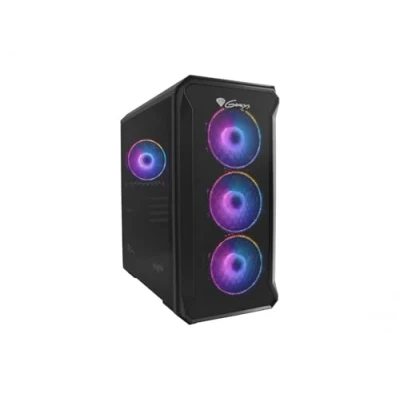 Image de Boîtier de jeu IRID NATEC Genesis 3 ventilateurs avant et un arrière installé 120 mm Micro ATX, mini ITX