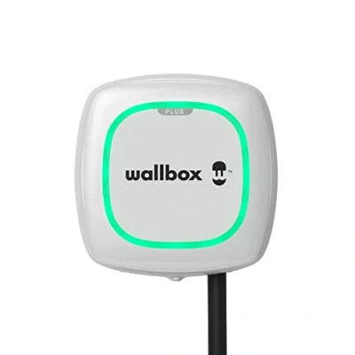 Image de Chargeur Wallbox Pulsar Plus pour véhicules électriques Puissance réglable jusqu&#039;à 7.4 KW, câble de Charge Type 2, Wi FI et Bluetooth, OCPP