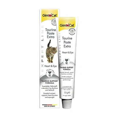 Image de GimCat EXPERT LINE Pâte Taurine Extra Snack fonctionnel pour chats, renforce la fonction cardiaque et vision 1 tube (1 à 50 g)