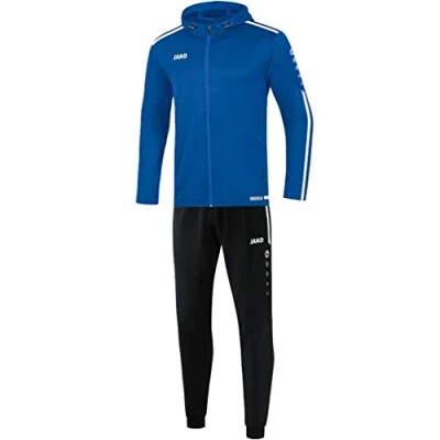 Image de JAKO Striker 2.0 Survêtement à Capuche en Polyester pour Homme XL Bleu/Jaune Fluo