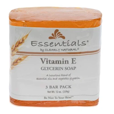 Image de Clearly Natural Glycerine Bar Soap, Vitamin E, 3 Count by
