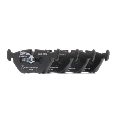 Image de VALEO 301386 Jeu de plaquettes frein FIRST Essieu arrière contact signal d&#039;usure exclu sans tôle anti bruit BMW: Z3 Roadster, 3 Berline, Coupe