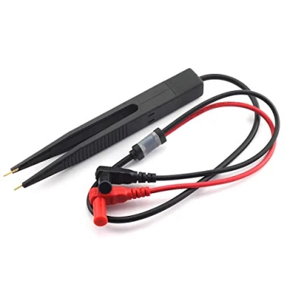 Image de DollaTek Precision SMD Chip Component Test Probe LCR Bridge Inductance/Capacitance/Resistance Testing Tool Multimeter Lead Wire Tweezers Inductor Tester