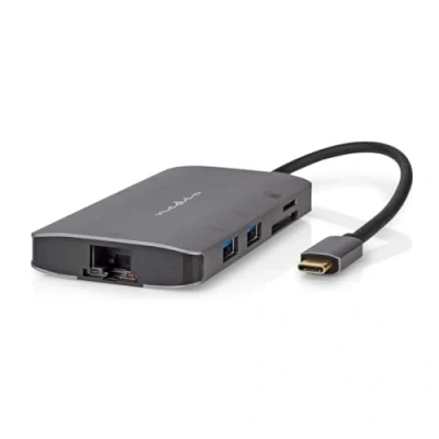Image de Nedis CCBW64240AT02 station d&#039;accueil USB 3.2 Gen 1 (3.1 1) Type C Anthracite Neuf