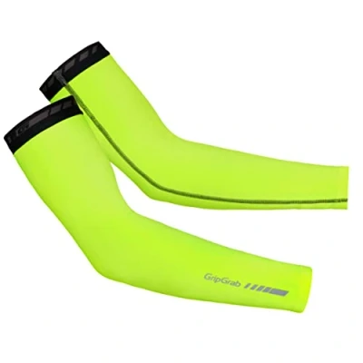Image de Gripgrab Mixte Classic Hiver Vélo Antidérapantes Thermo Cyclisme Course Gravel Vtt Manchettes, Jaune Fluo, S EU