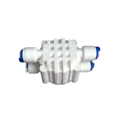 Image de The Water Filter Men Vanne d&#039;arrêt Automatique à 4 Voies pour système d&#039;osmose Inverse