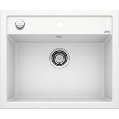 Image de BLANCO DALAGO 6 Évier au Design Moderne pour Sous meubles de 60 cm large En Composite Granit SILGRANIT Blanc 514199