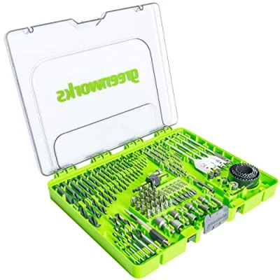 Image de Greenworks Embouts de perçage et vissage (90 pièces, set complet d&#039;embouts Pick and Click convenant à toutes les perceuses visseuses sans fil)
