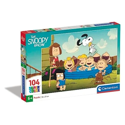Image de Clementoni 27266 Puzzle Snoopy 104 Pièces Jeu Educatif, de Réflexion et Patience Image Qualité 38 x 27 Cm À Partir 6 ans