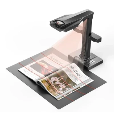Image de CZUR ET18 P Scanner Premium de Livres, Documents, Caméra 18 Mégapixels HD, Format A3 Max., OCR +180 Langues, Installation Facile, Utilisation Personnelle &amp; Professionnelle, Compatible macOS Windows